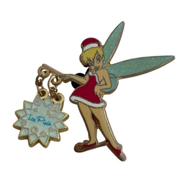 Disney Pins Tinker Bell Santa Ice Pixie Winter Holiday Christmas Set of 5 - Picture 7 of 9
